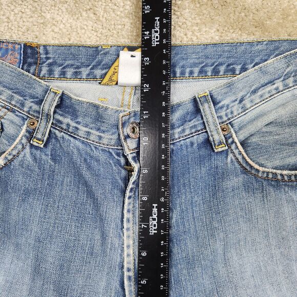 VTG Lucky Brand Dungarees Mens Jeans Size 34 X 29 Boot Leg Cut Made in USA A107 - Picture 12 of 15